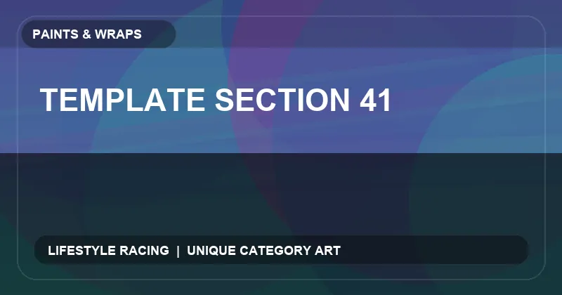 Template Section 41